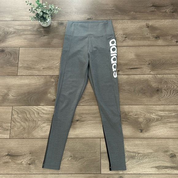 ADIDAS Women's Grey Leggings Size Small - Picture 1 of 7